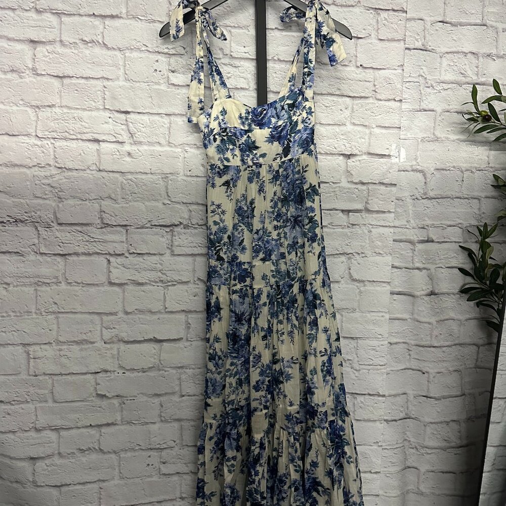 Zimmerman Aliane Tie Shoulder Maxi Dress - Picture 2 of 4